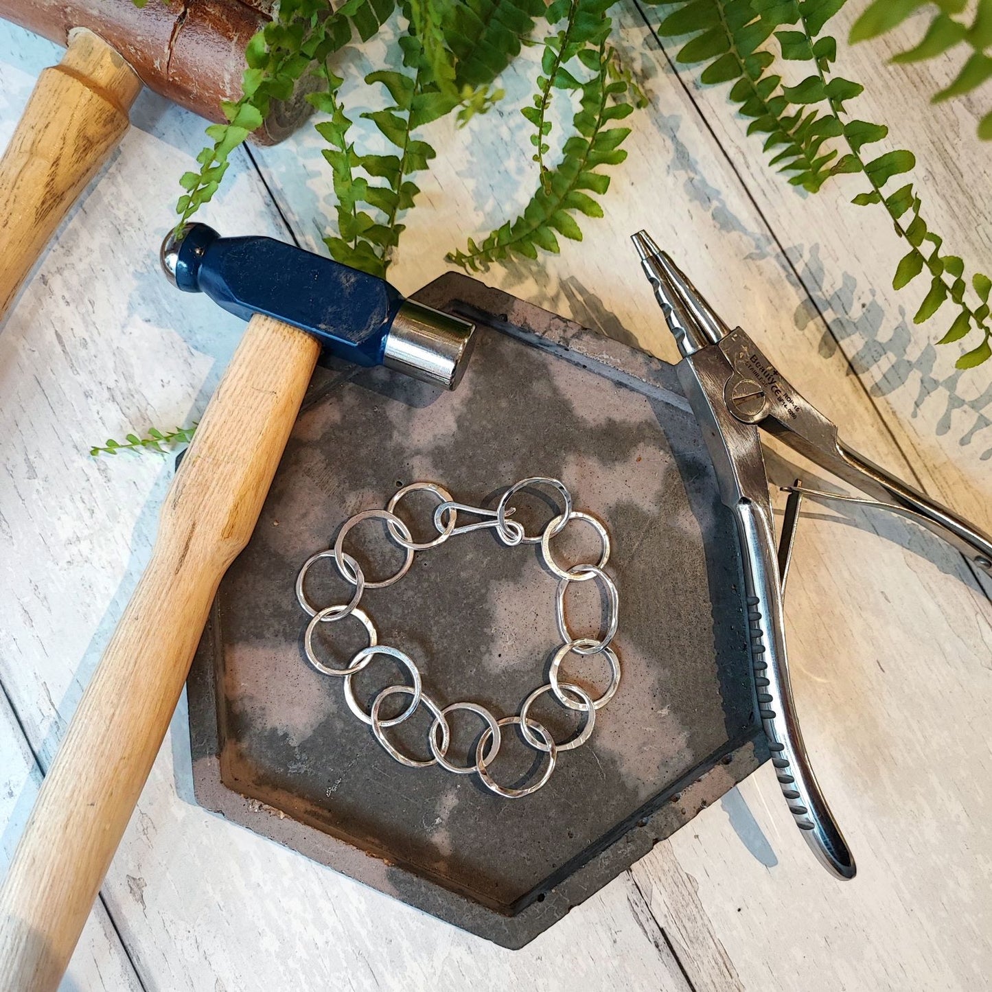 Silver Chain Bracelet Jewellery Making Workshop