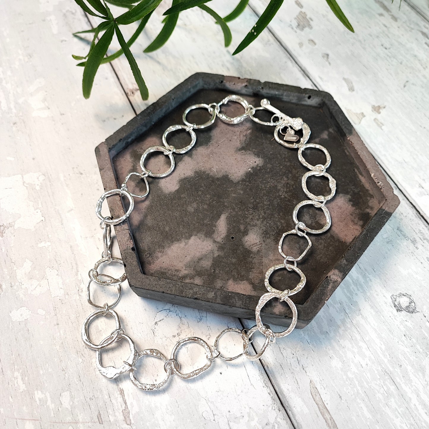 Sterling silver Organic Chunky Chain