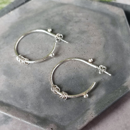 Ebb and Flow Small Hoops